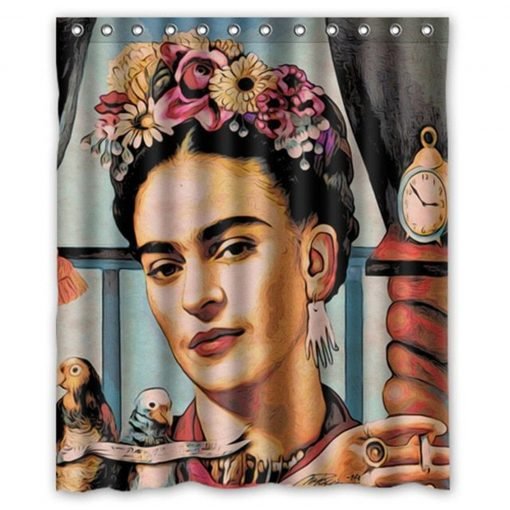 Famous Painter frida kahlo Painting Custom Shower Curtains KM