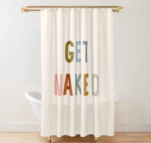 Get Naked Shower Curtain Colour KM