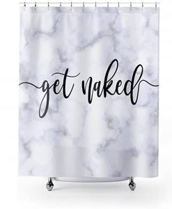 Get Naked Shower Curtain KM