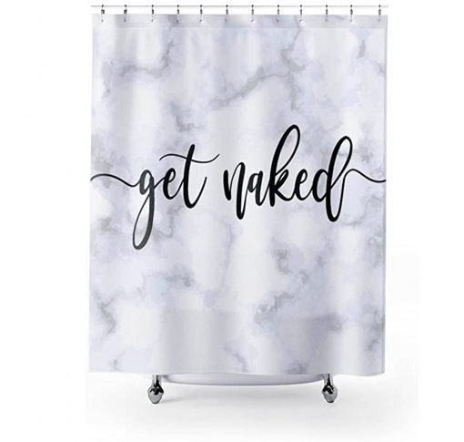 Get Naked Shower Curtain KM
