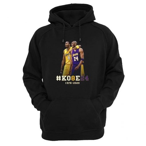 Kobe Bryant Basketball Tribute Los Angeles Number 24 8 Hoodie KM