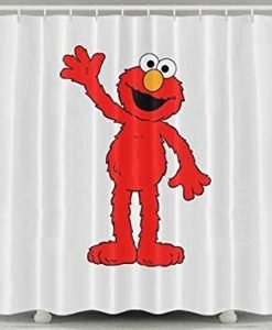 The Muppet Elmo Elmo’s World Logo Fashion Shower Curtain KM