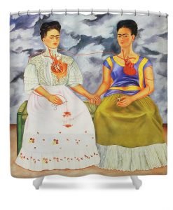 The Two Fridas Shower Curtain KM
