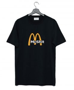 McShit McDonald T Shirt Black KM
