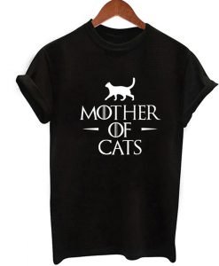 Mother Of Cats T-Shirt Black KM