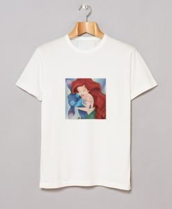 Ariel and Stitch Hugging T-Shirt KM