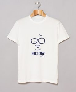 Harry Caray Holy Cow Art T-Shirt KM