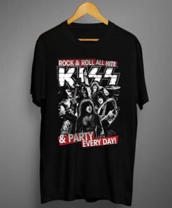 KISS Rock & Roll All Nite And Party Everyday T-Shirt KM
