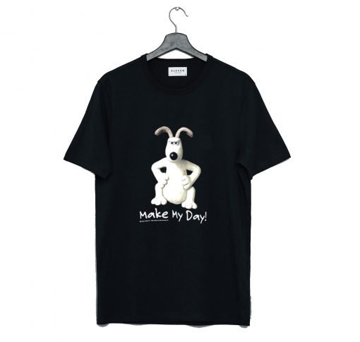 Vtg Wallace & Gromit Make My Day T-Shirt KM