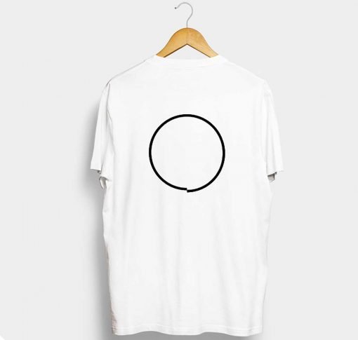Imperfect Circle T Shirt Back KM
