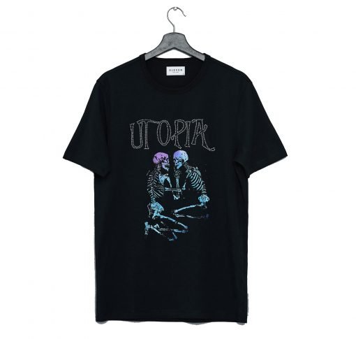 Skeletons Utopia Printed T-Shirt KM - Kendrablanca
