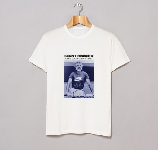 Kenny Rogers Live Concert 1981 T Shirt KM