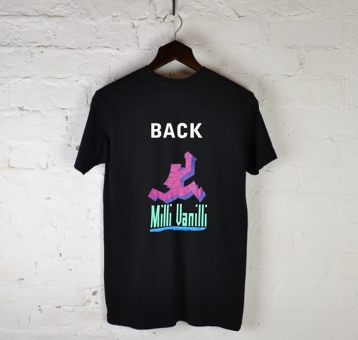 Vintage Milli Vanilli T-Shirt KM Back