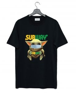 Baby Yoda Mask Hug Subway T-Shirt KM