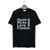 Disco DJ Legends David Mancuso Nicky Siano Larry Levan Frankie Knuckles T-Shirt KM