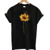 Sunflower Butterfly never give up T Shirt KM