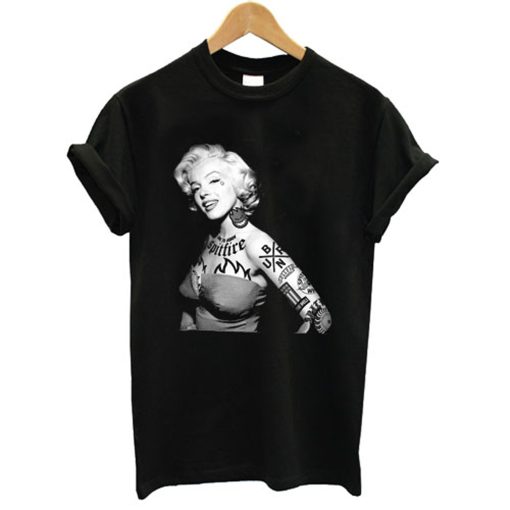 Spitfire Wheels Marilyn Monroe Tattoo T Shirt KM - Kendrablanca