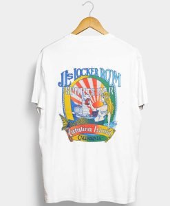80s JL’s Locker Room Catalina Island Sunset Mermaid T-Shirt KM Back