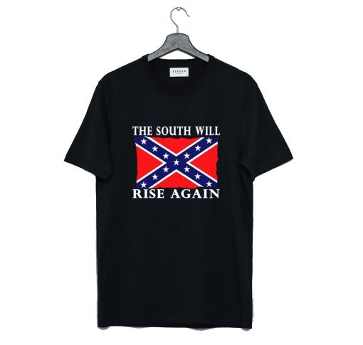 The South Will Rise Again Confederate Flag T Shirt KM
