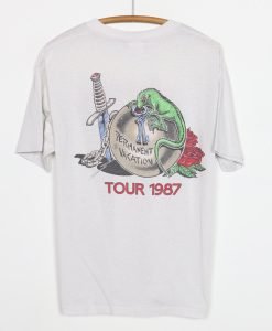 1987 Aerosmith Permanent Vacation Tour T Shirt KM