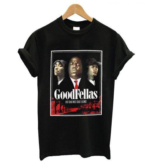 3Forty Inc. Mens Tupac Biggie Eazy-E Goodfellas T Shirt KM