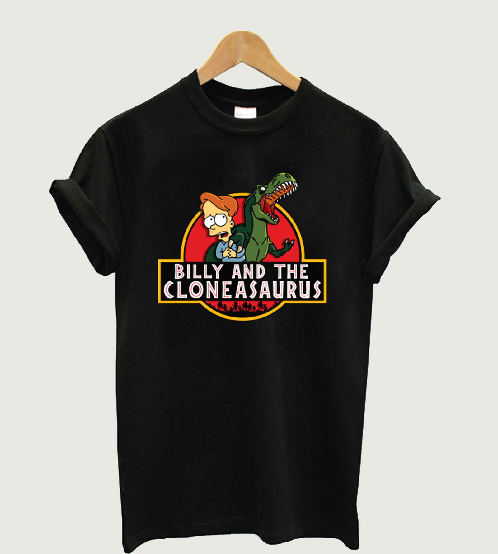 billy and the cloneasaurus t shirt