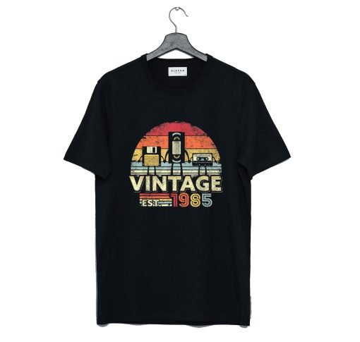 1985 Vintage Birthday T Shirt KM