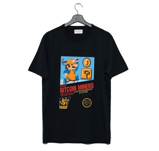 Bitcoin Miner Super Mario T Shirt KM