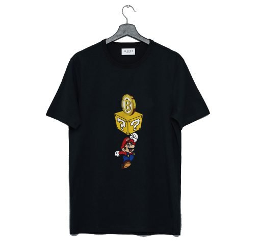 Funny Super Mario 3 Bitcoin T-Shirt KM