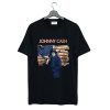 Johnny Cash USA Flag T Shirt KM