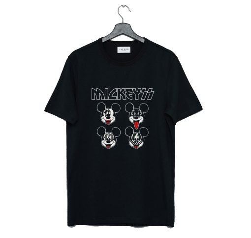 Mickey mouse mashup Kiss band Halloween T Shirt KM