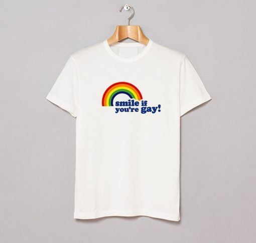 Smile If You’re Gay T-Shirt KM