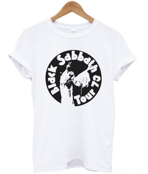 Black Sabbath Tour 73 T Shirt KM