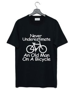 Never Underestimate An Old Man On A Bicycle T-Shirt KM