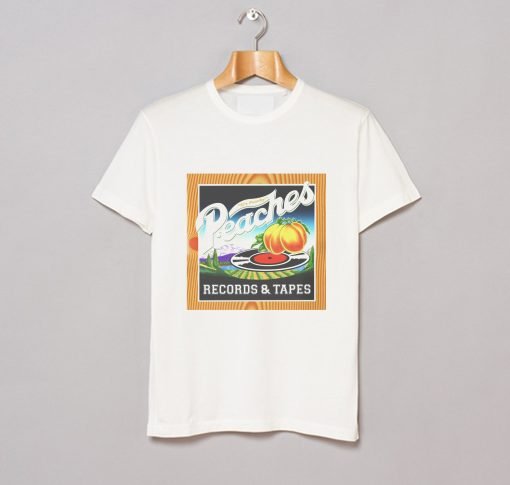 Peaches Records And Tapes T Shirt KM