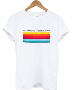 Color Your Life Adopt a Rainbow T-Shirt KM