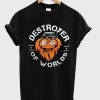 Gritty Destroyer Of Worlds Charcoal T-Shirt KM