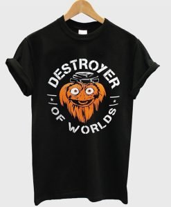 Gritty Destroyer Of Worlds Charcoal T-Shirt KM