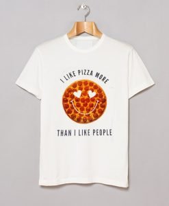 I Like Pizza More Than People T-Shirt KM