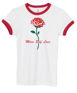 More Self Love Red Ringer T-Shirt KM