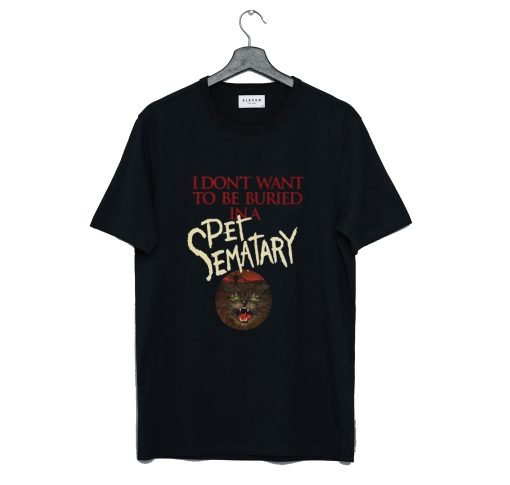 Pet Sematary T-Shirt KM Black