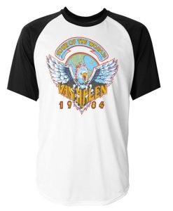Tour worls van halen 1984 Baseball T-Shirt KM
