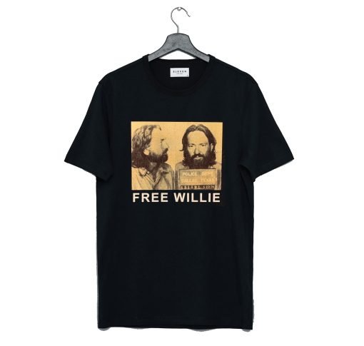 Willie Nelson Mugshot Shirt Free Willie T-Shirt KM