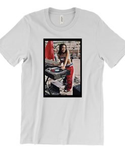 Aaliyah DJ Rock T Shirt KM