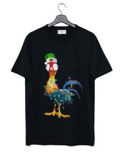 Chicken Hei Hei light Christmas T-Shirt KM