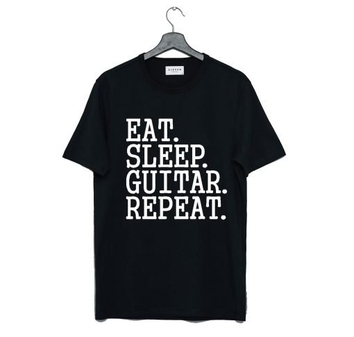 Eat Sleep Guitar Repeat T-Shirt KM