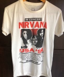 Nirvana in Concert ‘91 T Shirt KM