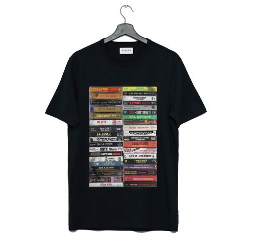 Old School Hip Hop Cassette Tape T-Shirt KM