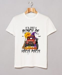 It’s Just A Bunch Of Hocus Pocus Jeep Halloween T Shirt KM