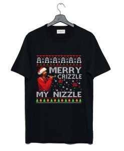 Merry Crizzle Funny Snoop Dogg Christmas T-Shirt KM
